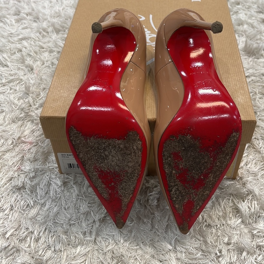 Christian Louboutin So Kate Nude 120 Patent Size 36.5 - Picture 4 of 6